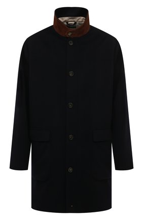 Мужской кашемировое пальто LORO PIANA темно-синего цвета по цене 384500 руб., арт. FAL2192 | Фото 1 Мужской кашемировое пальто LORO PIANA темно-синего цвета, арт. FAL2192 | Фото 1