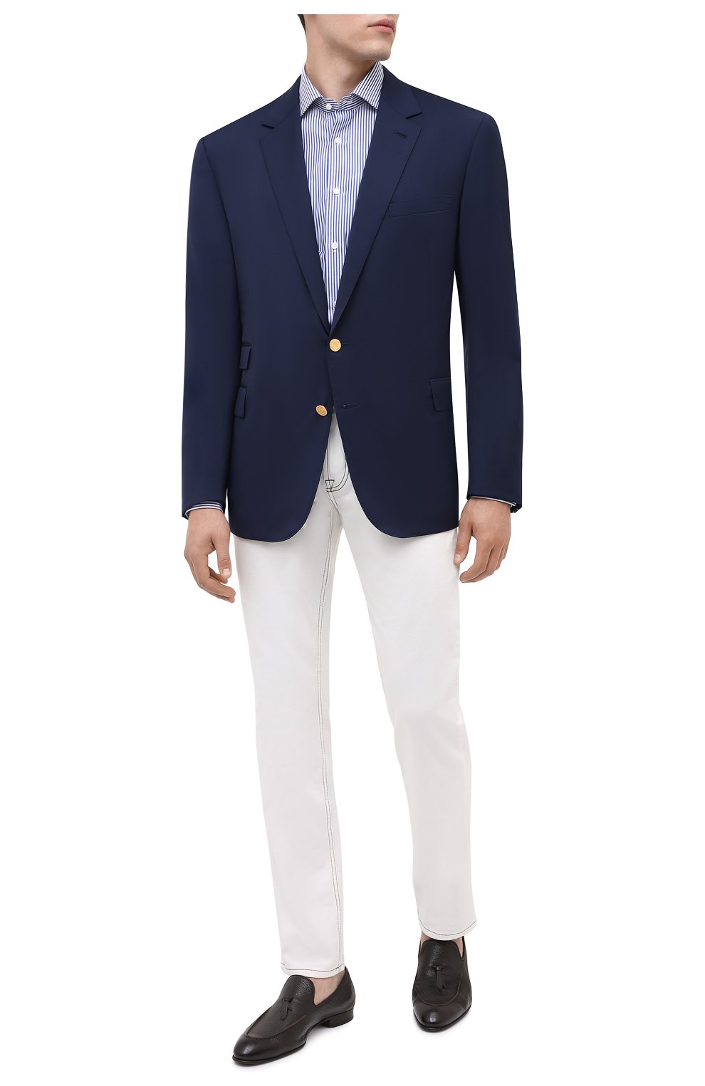 Мужской темно-синий шерстяной пиджак RALPH LAUREN купить в интернет ...