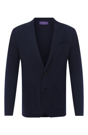 Мужской шерстяной пиджак RALPH LAUREN темно-синего цвета по цене 199500 руб., арт. 790726159 | Фото 1 Мужской шерстяной пиджак RALPH LAUREN темно-синего цвета, арт. 790726159 | Фото 1