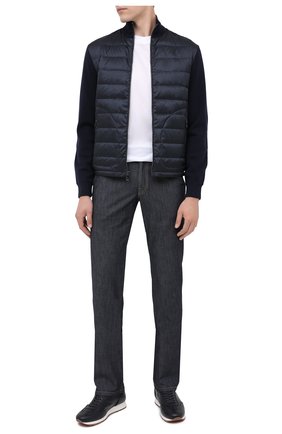 Мужская комбинированный кардиган RALPH LAUREN темно-синего цвета по цене 62900 руб., арт. 790714515 | Фото 2 Мужская комбинированный кардиган RALPH LAUREN темно-синего цвета, арт. 790714515 | Фото 2