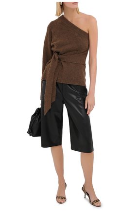 Женские шорты NANUSHKA черного цвета по цене 36100 руб., арт. NAMPEY0_BLACK_VEGAN LEATHER | Фото 2 Женские шорты NANUSHKA черного цвета, арт. NAMPEY0_BLACK_VEGAN LEATHER | Фото 2