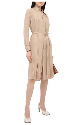 Женское шелковое платье RALPH LAUREN бежевого цвета по цене 248000 руб., арт. 290815924 | Фото 2 Женское шелковое платье RALPH LAUREN бежевого цвета, арт. 290815924 | Фото 2