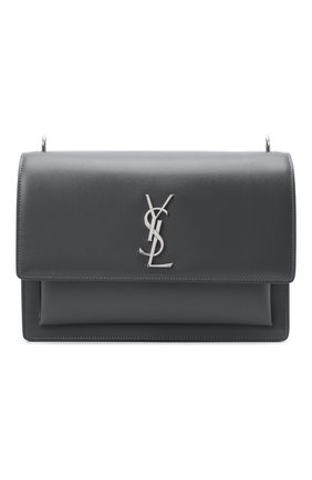 Женская сумка sunset large SAINT LAURENT темно-серого цвета по цене 159500 руб., арт. 498779/D420N | Фото 1 Женская сумка sunset large SAINT LAURENT темно-серого цвета, арт. 498779/D420N | Фото 1