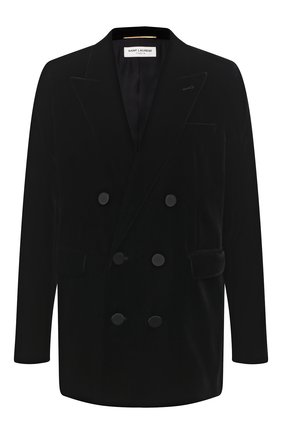 Женский жакет из вискозы SAINT LAURENT черного цвета по цене 212000 руб., арт. 630873/Y525R | Фото 1 Женский жакет из вискозы SAINT LAURENT черного цвета, арт. 630873/Y525R | Фото 1