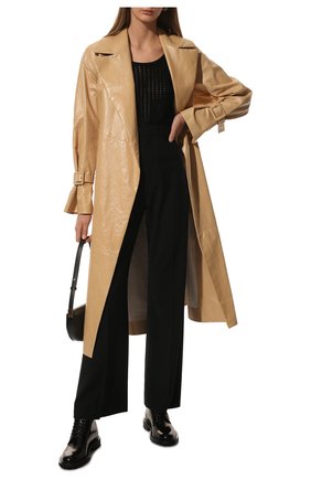 Женские кожаные ботинки army SAINT LAURENT черного цвета по цене 71750 руб., арт. 632412/1Y000 | Фото 2 Женские кожаные ботинки army SAINT LAURENT черного цвета, арт. 632412/1Y000 | Фото 2
