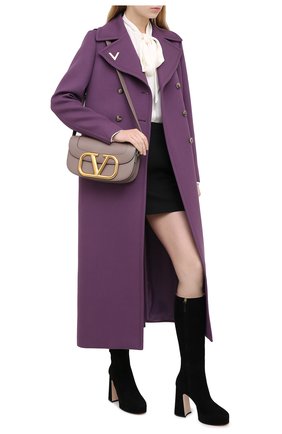 Женские замшевые сапоги madame GUCCI черного цвета по цене 115000 руб., арт. 616603/C2000 | Фото 2 Женские замшевые сапоги madame GUCCI черного цвета, арт. 616603/C2000 | Фото 2