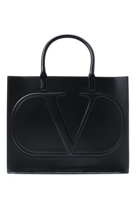 Женская сумка valentino garavani vlogo VALENTINO черного цвета по цене 145500 руб., арт. UW2B0H22/QEL | Фото 1 Женская сумка valentino garavani vlogo VALENTINO черного цвета, арт. UW2B0H22/QEL | Фото 1