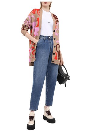 Женские джинсы MSGM синего цвета по цене 23250 руб., арт. 2943MDP49L 207641 | Фото 2 Женские джинсы MSGM синего цвета, арт. 2943MDP49L 207641 | Фото 2