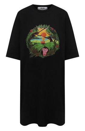 Женское хлопковое платье MSGM черного цвета по цене 17100 руб., арт. 2943MDA63 207648 | Фото 1 Женское хлопковое платье MSGM черного цвета, арт. 2943MDA63 207648 | Фото 1