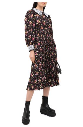 Женское платье MSGM черного цвета по цене 79100 руб., арт. 2943MDA32P 207625 | Фото 2 Женское платье MSGM черного цвета, арт. 2943MDA32P 207625 | Фото 2