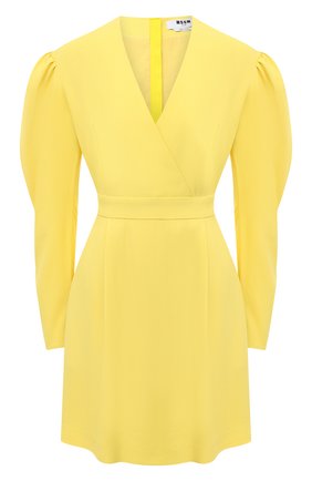 Женское платье MSGM желтого цвета по цене 41050 руб., арт. 2943MDA05 207600 | Фото 1 Женское платье MSGM желтого цвета, арт. 2943MDA05 207600 | Фото 1