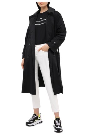 Женская хлопковая футболка MSGM черного цвета по цене 9350 руб., арт. 2941MDM179 207798 | Фото 2 Женская хлопковая футболка MSGM черного цвета, арт. 2941MDM179 207798 | Фото 2
