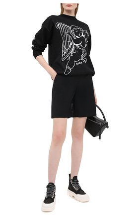 Женская пуловер MSGM черного цвета по цене 35350 руб., арт. 2941MDM130 207774 | Фото 2 Женская пуловер MSGM черного цвета, арт. 2941MDM130 207774 | Фото 2