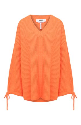 Женская пуловер MSGM оранжевого цвета по цене 41150 руб., арт. 2941MDM118 207793 | Фото 1 Женская пуловер MSGM оранжевого цвета, арт. 2941MDM118 207793 | Фото 1