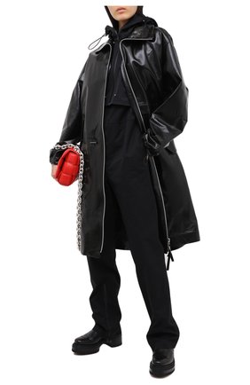 Женское кожаное пальто BOTTEGA VENETA черного цвета по цене 582000 руб., арт. 633444/VKLC0 | Фото 2 Женское кожаное пальто BOTTEGA VENETA черного цвета, арт. 633444/VKLC0 | Фото 2