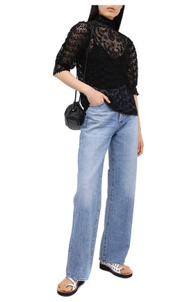 Женская хлопковая блузка POLO RALPH LAUREN черного цвета по цене 28750 руб., арт. 211801108 | Фото 2 Женская хлопковая блузка POLO RALPH LAUREN черного цвета, арт. 211801108 | Фото 2