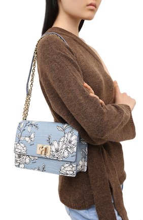 Женская сумка furla 1927 FURLA голубого цвета по цене 32000 руб., арт. BAWMACO/KFI000 | Фото 2 Женская сумка furla 1927 FURLA голубого цвета, арт. BAWMACO/KFI000 | Фото 2