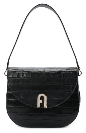 Женская сумка sleek FURLA черного цвета по цене 34500 руб., арт. BAWHABR/KO0000 | Фото 1 Женская сумка sleek FURLA черного цвета, арт. BAWHABR/KO0000 | Фото 1