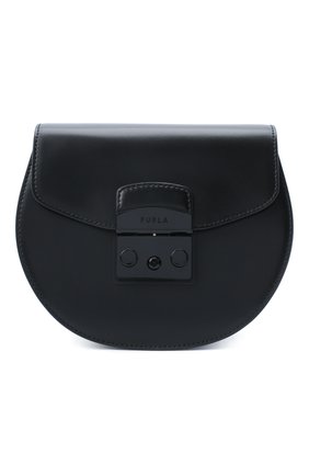 Женская сумка metropolis mini FURLA черного цвета по цене 21000 руб., арт. BATJEP0/VNC000 | Фото 1 Женская сумка metropolis mini FURLA черного цвета, арт. BATJEP0/VNC000 | Фото 1