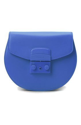 Женская сумка metropolis mini FURLA синего цвета по цене 21000 руб., арт. BATJEP0/VNC000 | Фото 1 Женская сумка metropolis mini FURLA синего цвета, арт. BATJEP0/VNC000 | Фото 1
