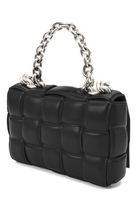 Женская сумка chain cassette BOTTEGA VENETA черного цвета по цене 271500 руб., арт. 631421/VBWZ0 | Фото 3 Женская сумка chain cassette BOTTEGA VENETA черного цвета, арт. 631421/VBWZ0 | Фото 3
