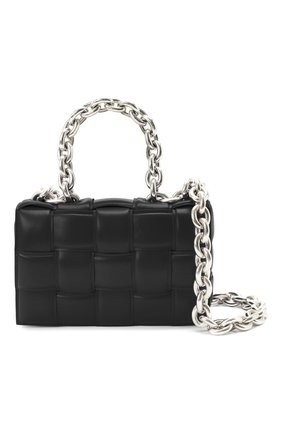 Женская сумка chain cassette BOTTEGA VENETA черного цвета по цене 271500 руб., арт. 631421/VBWZ0 | Фото 6 Женская сумка chain cassette BOTTEGA VENETA черного цвета, арт. 631421/VBWZ0 | Фото 6