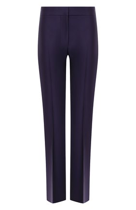 Женские шелковые брюки ALEXANDER MCQUEEN фиолетового цвета по цене 95550 руб., арт. 584873/QBAAW | Фото 1 Женские шелковые брюки ALEXANDER MCQUEEN фиолетового цвета, арт. 584873/QBAAW | Фото 1