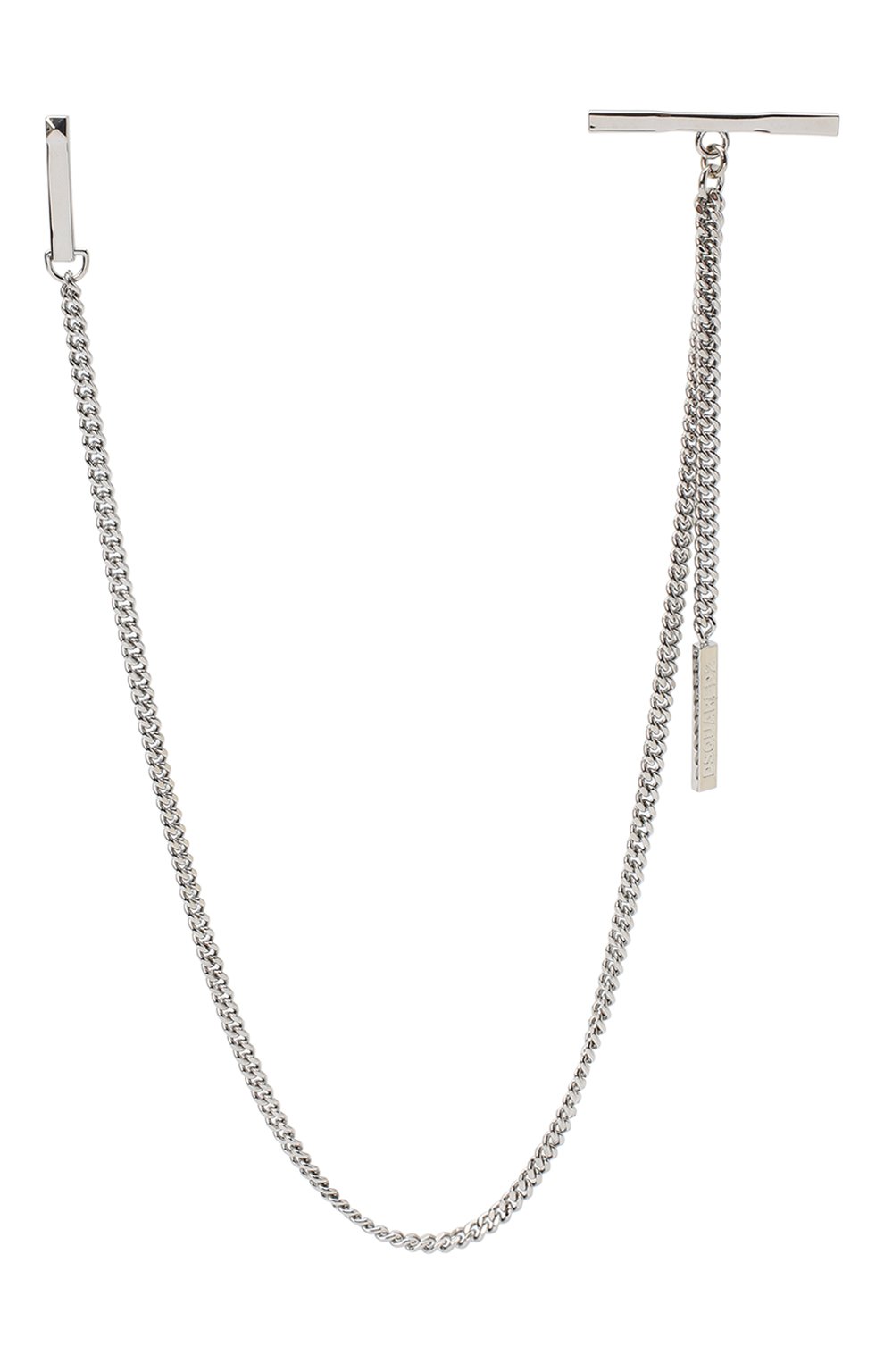 Мужского цепь DSQUARED2 серебряного цвета, арт. CHM0030/37200001 | Фото 1
