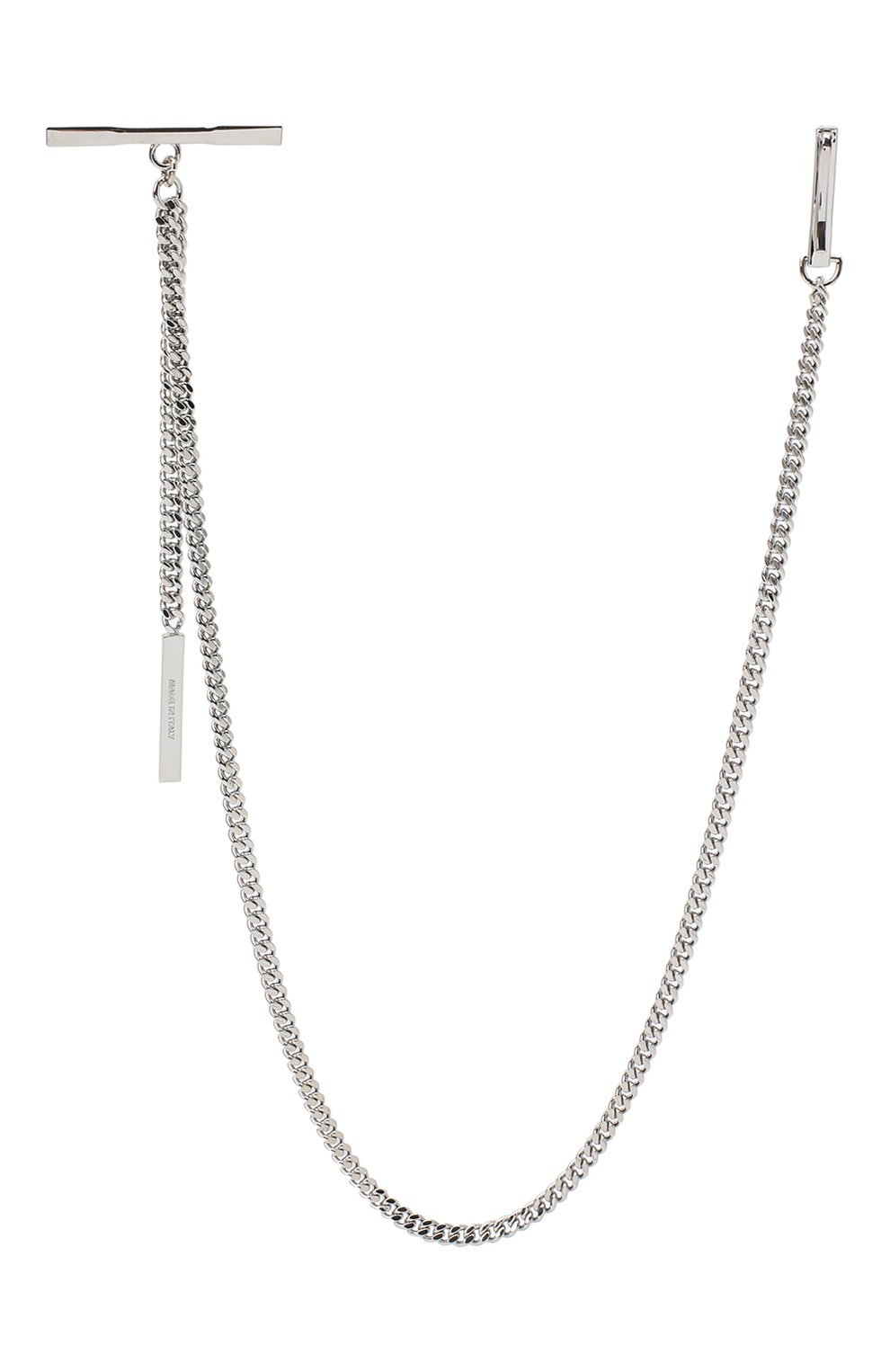 Мужского цепь DSQUARED2 серебряного цвета по цене 18300 руб., арт. CHM0030/37200001 | Фото 2 Мужского цепь DSQUARED2 серебряного цвета, арт. CHM0030/37200001 | Фото 2