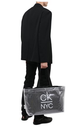 Мужская сумка-шопер CALVIN KLEIN черно-белого цвета по цене 7995 руб., арт. K90KW00005 | Фото 2 Мужская сумка-шопер CALVIN KLEIN черно-белого цвета, арт. K90KW00005 | Фото 2