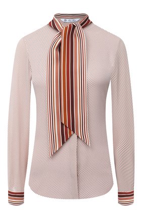 Женская шелковая блузка LORO PIANA розового цвета по цене 144000 руб., арт. FAL3454 | Фото 1 Женская шелковая блузка LORO PIANA розового цвета, арт. FAL3454 | Фото 1