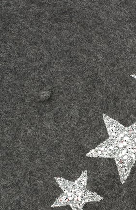 Детский шерстяной берет IL TRENINO темно-серого цвета по цене 7995 руб., арт. 20 8286/E0 | Фото 3 Детский шерстяной берет IL TRENINO темно-серого цвета, арт. 20 8286/E0 | Фото 3 (Материал: Текстиль, Шерсть; Региональные ограничения белый список (Axapta Mercury): RU)