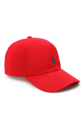 Детская хлопковая бейсболка POLO RALPH LAUREN красного цвета по цене 2995 руб., арт. 322552489 | Фото 1 Детская хлопковая бейсболка POLO RALPH LAUREN красного цвета, арт. 322552489 | Фото 1
