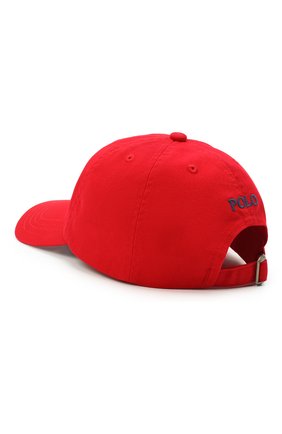 Детская хлопковая бейсболка POLO RALPH LAUREN красного цвета по цене 2995 руб., арт. 322552489 | Фото 2 Детская хлопковая бейсболка POLO RALPH LAUREN красного цвета, арт. 322552489 | Фото 2