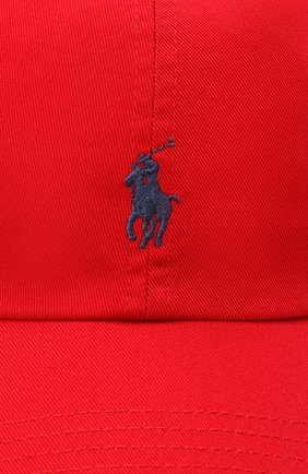 Детская хлопковая бейсболка POLO RALPH LAUREN красного цвета по цене 0 руб., арт. 323552489 | Фото 3 Детская хлопковая бейсболка POLO RALPH LAUREN красного цвета, арт. 323552489 | Фото 3 (Материал: Текстиль, Хлопок)