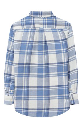 Детская хлопковая рубашка POLO RALPH LAUREN голубого цвета по цене 5955 руб., арт. 322785811 | Фото 2 Детская хлопковая рубашка POLO RALPH LAUREN голубого цвета, арт. 322785811 | Фото 2