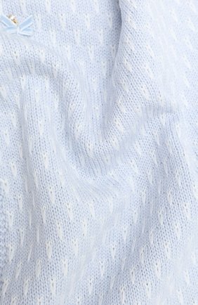 Детского шерстяное одеяло IL TRENINO голубого цвета, арт. 20 7809/E0 | Фото 2 (Региональные ограничения белый список (Axapta Mercury): RU)