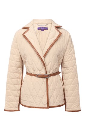 Женская стеганая куртка RALPH LAUREN кремвого цвета по цене 216500 руб., арт. 290815963 | Фото 1 Женская стеганая куртка RALPH LAUREN кремвого цвета, арт. 290815963 | Фото 1
