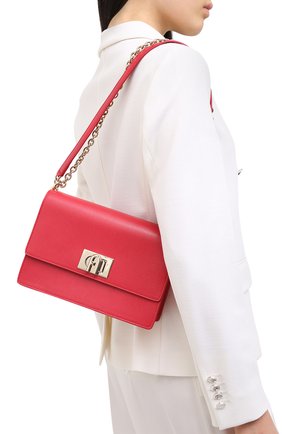 Женская сумка furla 1927 FURLA красного цвета по цене 29150 руб., арт. BAFIACO/ARE000 | Фото 2 Женская сумка furla 1927 FURLA красного цвета, арт. BAFIACO/ARE000 | Фото 2