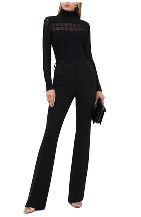 Женская водолазка из вискозы ALEXANDER MCQUEEN черного цвета по цене 115000 руб., арт. 633709/Q1AQS | Фото 2 Женская водолазка из вискозы ALEXANDER MCQUEEN черного цвета, арт. 633709/Q1AQS | Фото 2