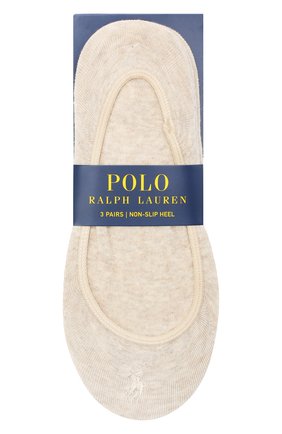 Женские комплект из трех пар подследников POLO RALPH LAUREN бежевого цвета по цене 1450 руб., арт. 455685335 | Фото 1 Женские комплект из трех пар подследников POLO RALPH LAUREN бежевого цвета, арт. 455685335 | Фото 1