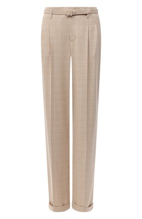 Женские шерстяные брюки RALPH LAUREN бежевого цвета по цене 150500 руб., арт. 290825758 | Фото 1 Женские шерстяные брюки RALPH LAUREN бежевого цвета, арт. 290825758 | Фото 1