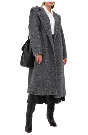 Женское шерстяное пальто ISABEL MARANT серого цвета по цене 143500 руб., арт. MA0798-20A011I/GELT0N | Фото 2 Женское шерстяное пальто ISABEL MARANT серого цвета, арт. MA0798-20A011I/GELT0N | Фото 2
