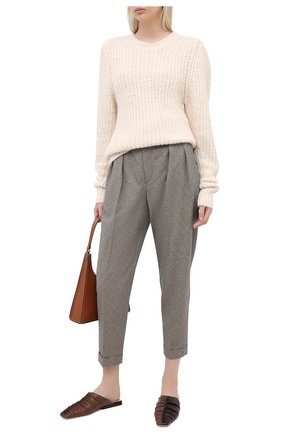 Женские брюки из вискозы и хлопка ISABEL MARANT серого цвета по цене 42500 руб., арт. PA1743-20A017I/0CEY0 | Фото 2 Женские брюки из вискозы и хлопка ISABEL MARANT серого цвета, арт. PA1743-20A017I/0CEY0 | Фото 2