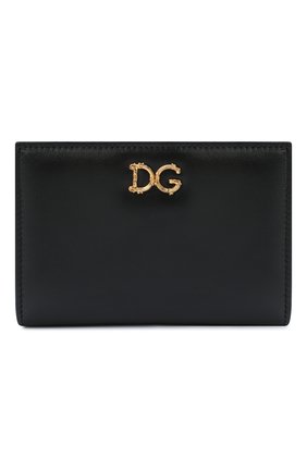 Женские кожаное портмоне DOLCE & GABBANA черного цвета по цене 31550 руб., арт. BI2697/AX121 | Фото 1 Женские кожаное портмоне DOLCE & GABBANA черного цвета, арт. BI2697/AX121 | Фото 1