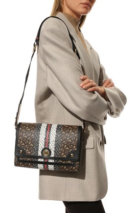 Женская сумка note BURBERRY коричневого цвета по цене 76300 руб., арт. 8031748 | Фото 2 Женская сумка note BURBERRY коричневого цвета, арт. 8031748 | Фото 2