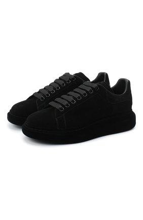 Мужские замшевые кеды ALEXANDER MCQUEEN черного цвета по цене 47100 руб., арт. 625167/WHXK9 | Фото 1 Мужские замшевые кеды ALEXANDER MCQUEEN черного цвета, арт. 625167/WHXK9 | Фото 1