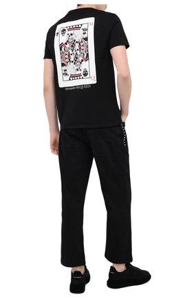 Мужские замшевые кеды ALEXANDER MCQUEEN черного цвета по цене 47100 руб., арт. 625167/WHXK9 | Фото 2 Мужские замшевые кеды ALEXANDER MCQUEEN черного цвета, арт. 625167/WHXK9 | Фото 2