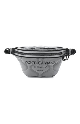 Мужская текстильная поясная сумка palermo tecnico DOLCE & GABBANA серого цвета по цене 56700 руб., арт. BM1760/AW140 | Фото 1 Мужская текстильная поясная сумка palermo tecnico DOLCE & GABBANA серого цвета, арт. BM1760/AW140 | Фото 1