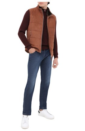 Мужской кашемировый свитер KITON бордового цвета по цене 255500 руб., арт. UK1125 | Фото 2 Мужской кашемировый свитер KITON бордового цвета, арт. UK1125 | Фото 2